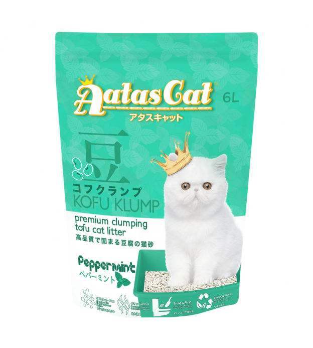 (BUNDLE) Aatas Cat Kofu Klump Tofu Cat Litter Pepperm..