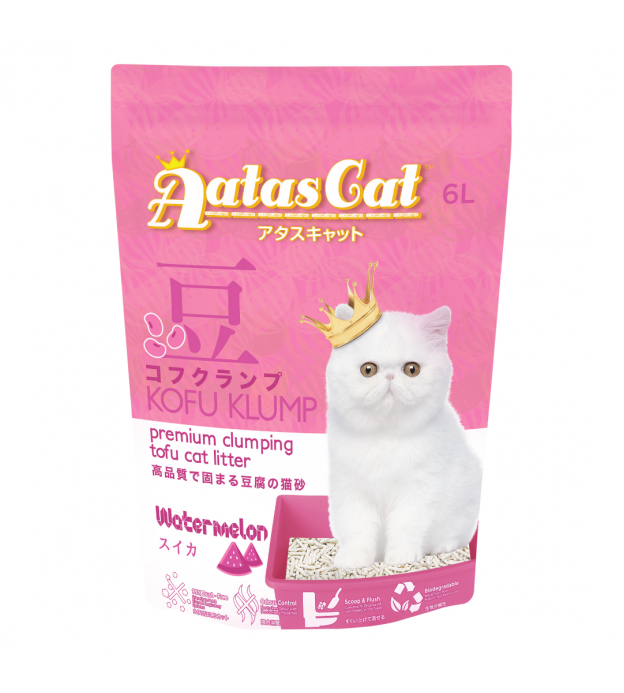 (BUNDLE) Aatas Cat Kofu Klump Tofu Cat Litter Waterme..