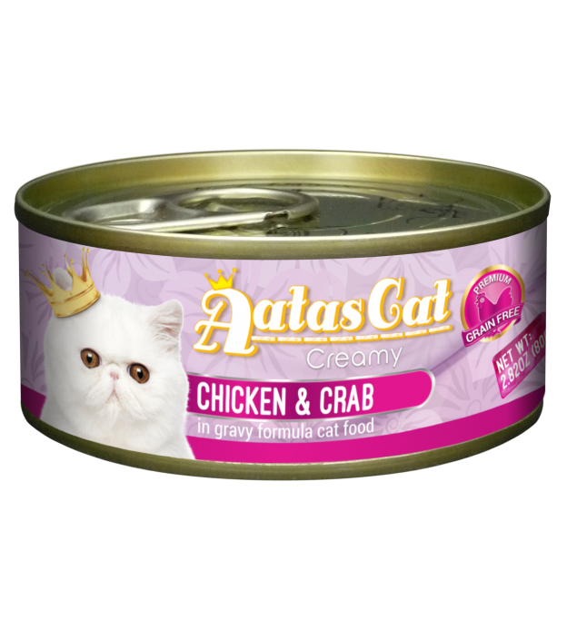 23% OFF: Aatas Cat Creamy Chicken & Crab in Gravy (80..