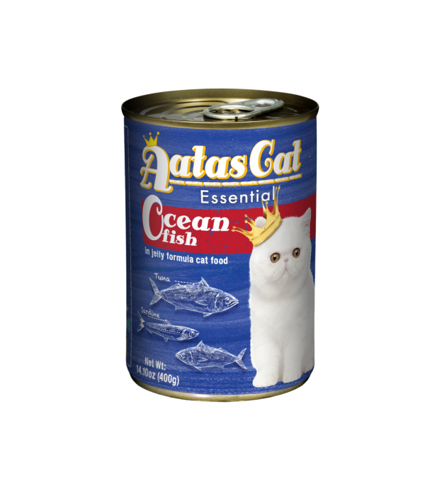 (BUNDLE) Aatas Cat Essential Ocean Fish in Jelly (400..