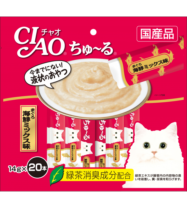 CIAO Chu-ru  White Meat Tuna Cat Treats 14g (20pc/pac..