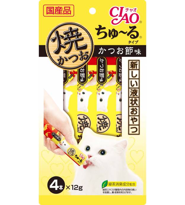 CIAO Chu-ru Grilled Tuna Dried Bonito Flavour Cat Tre..
