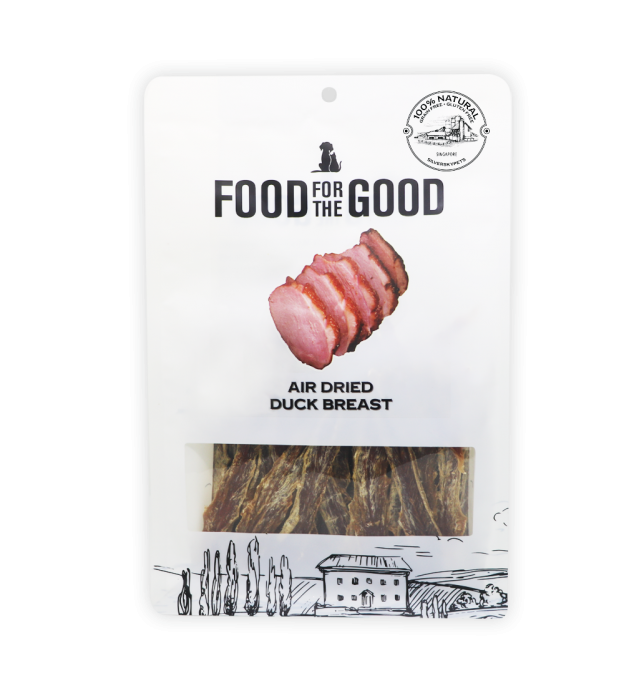 Food For The Good Air Dried Duck Breast Cat & Dog Tre..