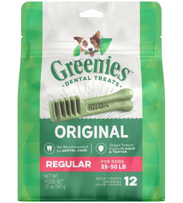 Greenies Original Regular Dental Dog Treats (12oz)