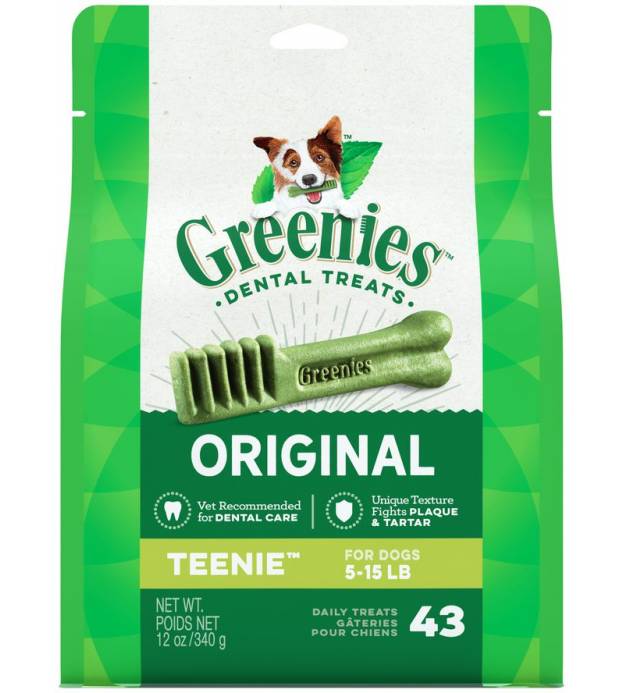 Greenies Original Teenie Dental Dog Treats (12oz)