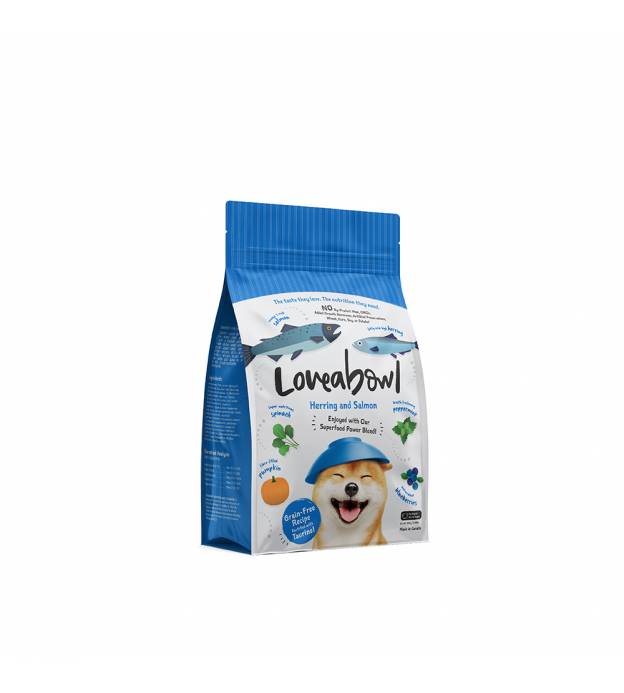 Loveabowl Herring and Salmon Dog Dry Food