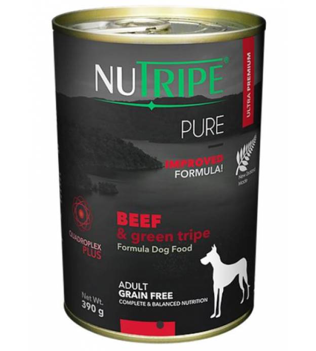 Nutripe Pure Beef & Green Tripe 390g