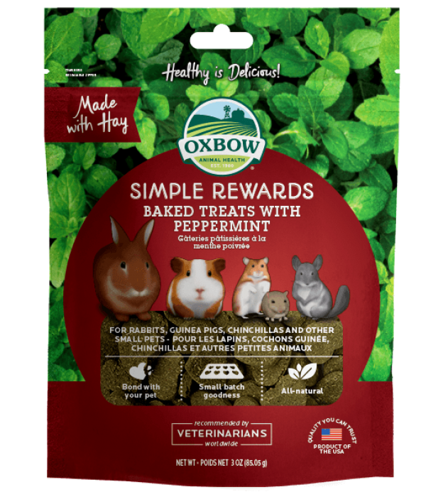 Oxbow Baked Treats With Peppermint (3oz)
