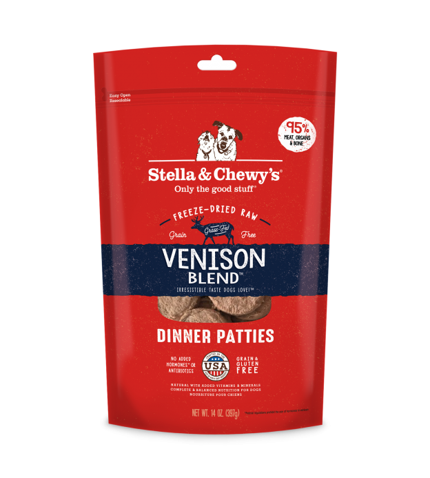 (3 for $138) Stella & Chewy’s Venison Blend Dinner Pa..
