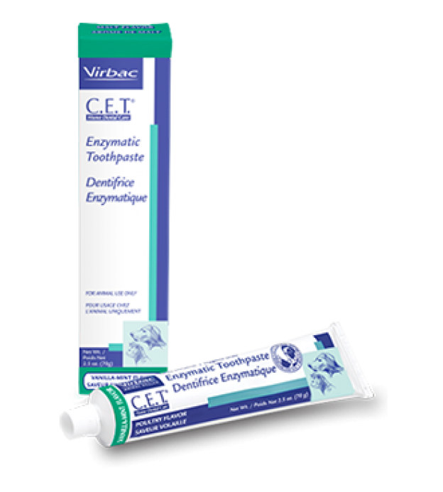 Virbac C.E.T. Enzymatic Dog Toothpaste 70g (Vanilla M..