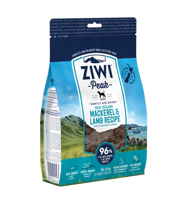 ZIWI Peak Air-Dried Mackerel & Lamb Dog Food